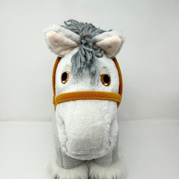 VTG 1984 Coleco Cabbage Patch Kids Gray Show Pony Plush CPK Toy Stuffed Animal - Picture 4 of 12